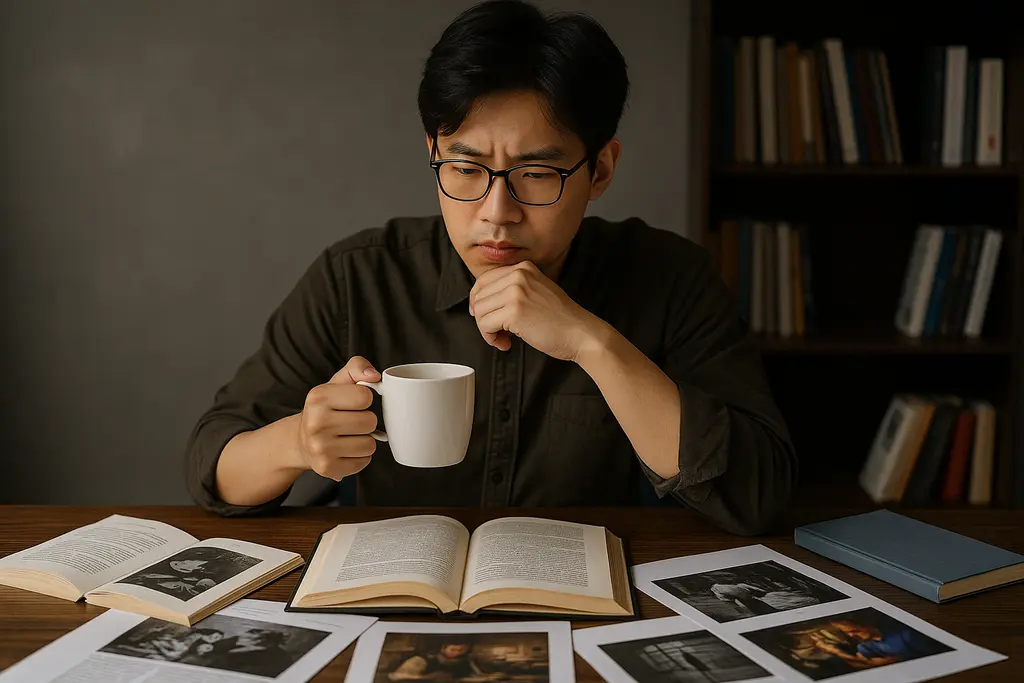 작품의 윤리적 주제를 고민하는 평론가